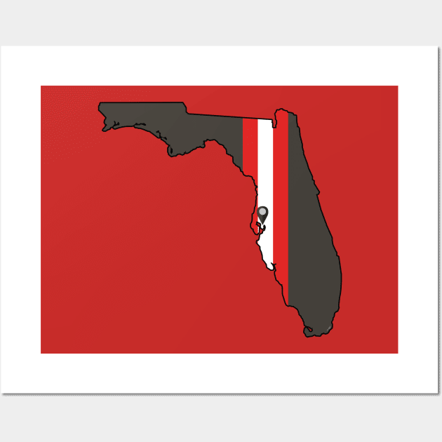 Tampa Bay Football (Alternate) Wall Art by doctorheadly